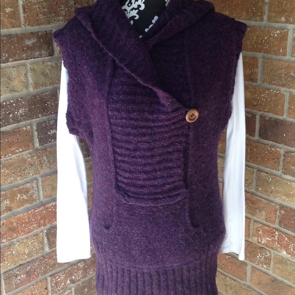 FREE PEOPLE bulky 🧶 knit hooded sweater - Picture 1 of 5